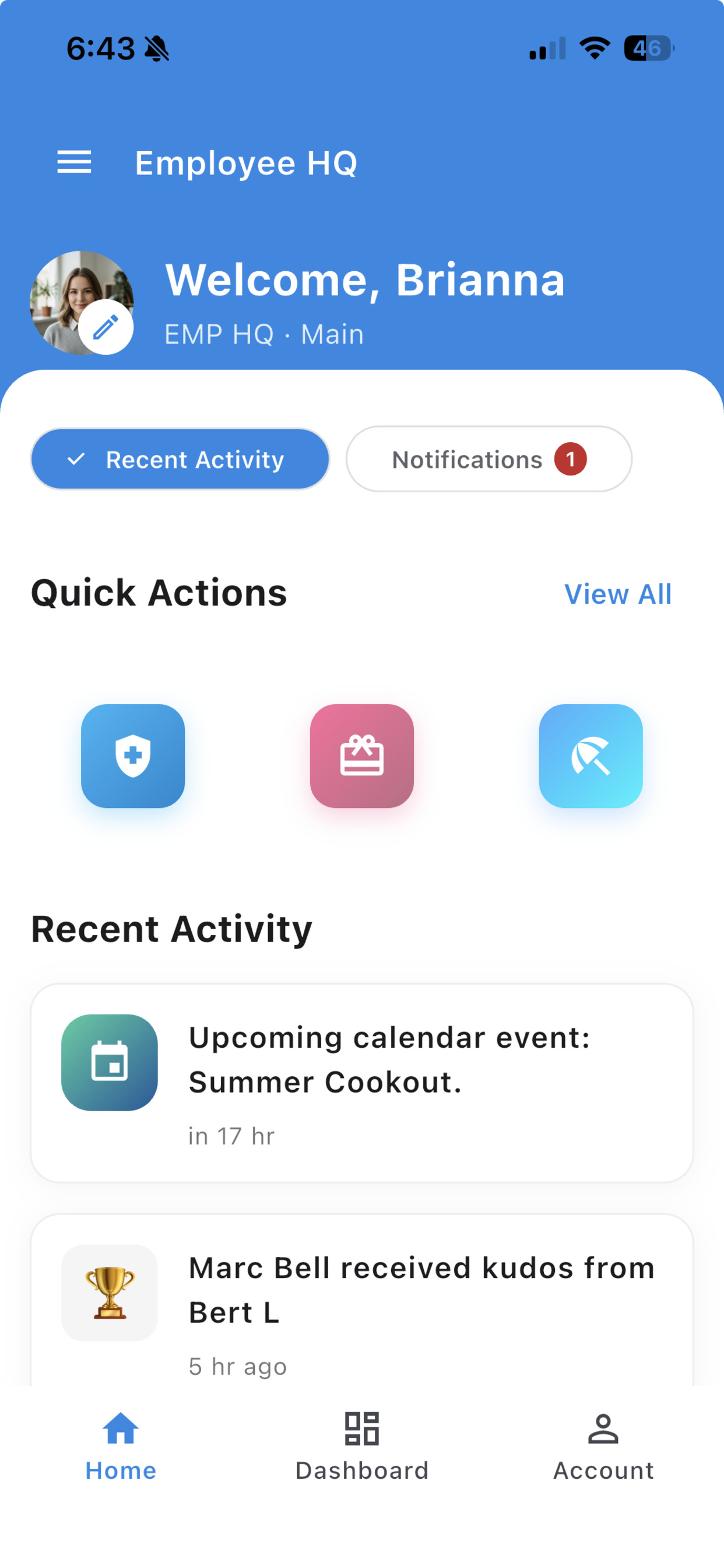 News screenshot